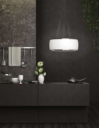 Вытяжка SOFFIO IS.58  White Satin Glass Falmec купить в России | Всегда в наличии! | Артикул CSAI58.E0P7#ZZZF461F | Официальный сайт LEADER-BT