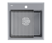 Комплект: Мойка STEPIA 50 + ролл-мат STEP PM115051-GRM+R375-BS