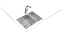 Кухонная мойка FLEXLINEA RS15 2B 580 POLISHED