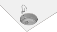 Кухонная мойка BASICO D450 1B MATT